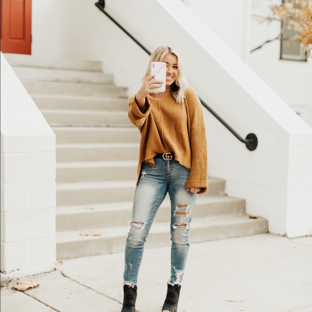 Mustard sweater